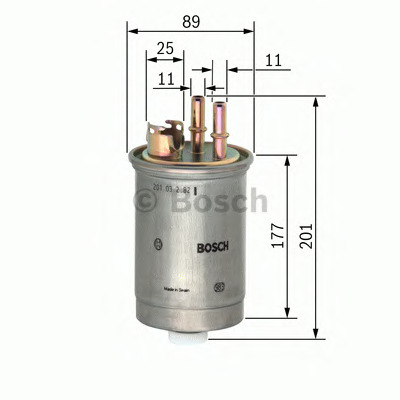 Filtre à carburant BOSCH 0 450 906 308