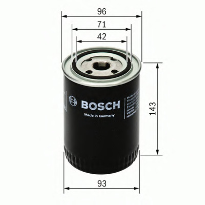 Filtre à huile BOSCH 0 451 203 236