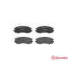 Jeu de 4 plaquettes de frein BREMBO P 56 028