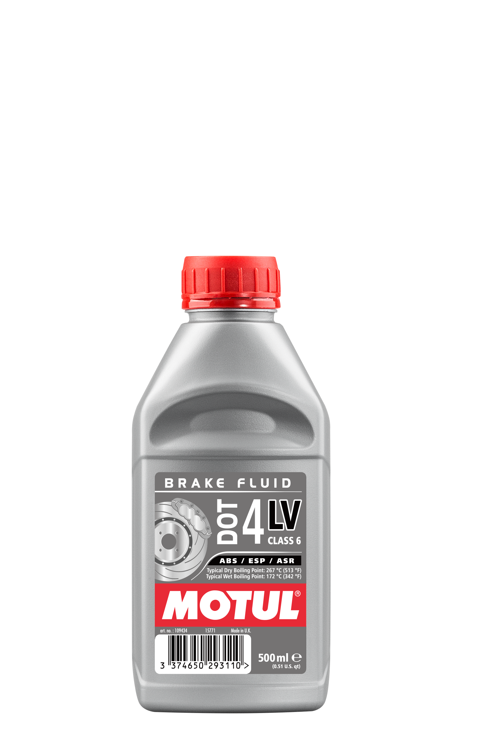 Liquide de frein Motul DOT 4 LV 0,5 L