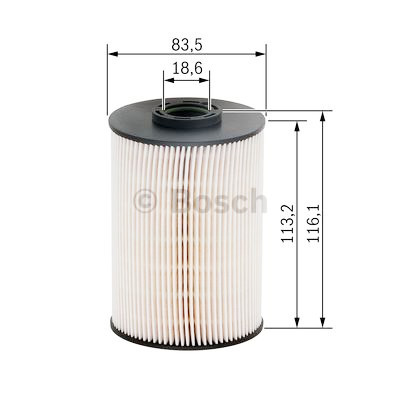 Filtre à carburant BOSCH F 026 402 008