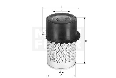 Filtre à air MANN-FILTER C 1140/1