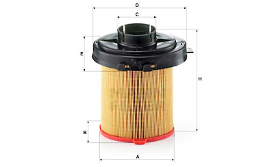 Filtre à air MANN-FILTER C 1468/2