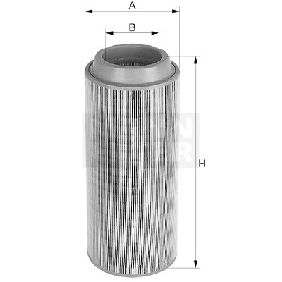 Filtre à air MANN-FILTER C 25 710