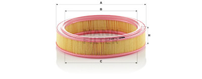 Filtre à air MANN-FILTER C 2638/1