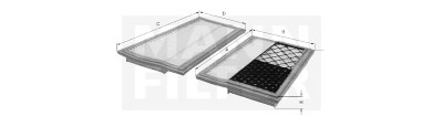 Filtre à air MANN-FILTER C27000-2