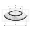 Filtre à air MANN-FILTER C 2722