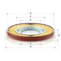 Filtre à air MANN-FILTER C 2826
