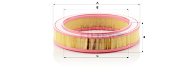 Filtre à air MANN-FILTER C 2863