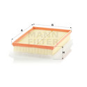Filtre à air MANN-FILTER C 30 125/3