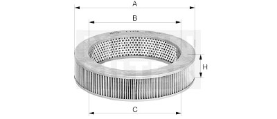 Filtre à air MANN-FILTER C 3042