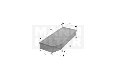 Filtre à air MANN-FILTER C 31 149/1