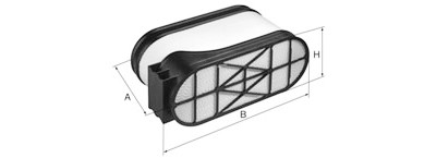 Filtre à air MANN-FILTER C 33 280