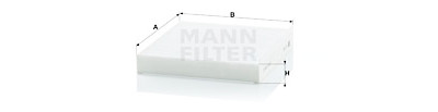 Filtre à air habitacle MANN-FILTER CU 2232