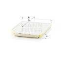 Filtre à air habitacle MANN-FILTER CU 2525/1