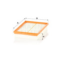 Filtre à air habitacle MANN-FILTER CU 2567