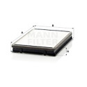 Filtre à air habitacle MANN-FILTER CU 2861