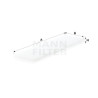 Filtre à air habitacle MANN-FILTER CU 3403 (10)