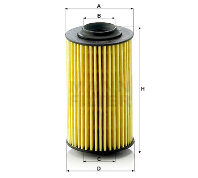 Filtre à huile MANN-FILTER HU 6001