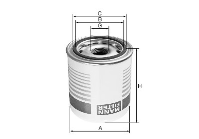 Cartouche sécheuse d'air, système d'air comprimé MANN-FILTER TB1374/4