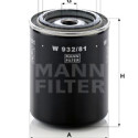 Filtre à huile MANN-FILTER W 932/81