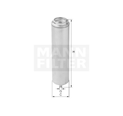 Filtre à carburant MANN-FILTER WK 519