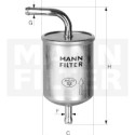 Filtre à carburant MANN-FILTER WK 614/14