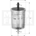 Filtre à carburant MANN-FILTER WK 614/19