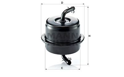 Filtre à carburant MANN-FILTER WK 76