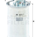 Filtre à carburant MANN-FILTER WK 823/1