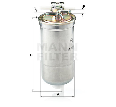 Filtre à carburant MANN-FILTER WK 853/4