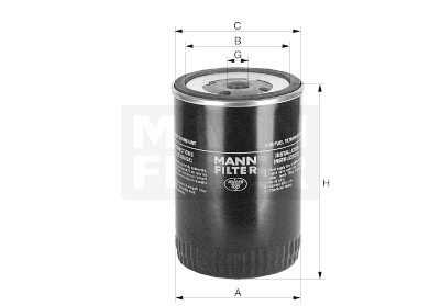 Filtre à carburant MANN-FILTER WK 980