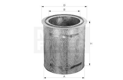 Filtre à air MANN-FILTER C 57 1895