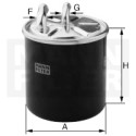 Filtre à carburant MANN-FILTER WK820/8