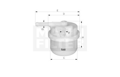 Filtre à carburant MANN-FILTER WK 42/82