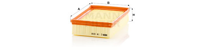 Filtre à air MANN-FILTER C 18 008