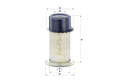 Filtre à air MANN-FILTER C 21 012