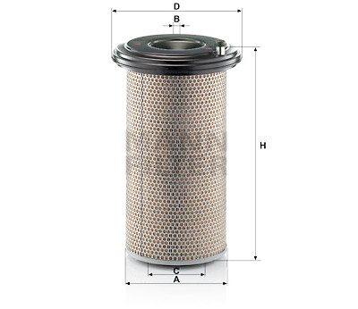 Filtre à air MANN-FILTER C 24 650/3