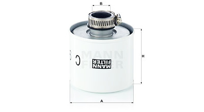 Filtre, ventilation du carter-moteur