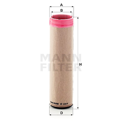 Filtre à air supplémentaire MANN-FILTER CF 1141/2