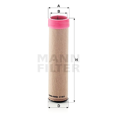 Filtre à air supplémentaire MANN-FILTER CF 850/2