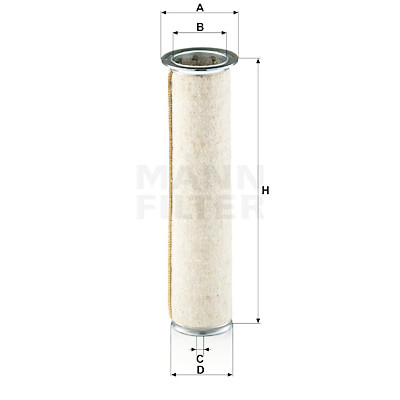 Filtre à air supplémentaire MANN-FILTER CF 922