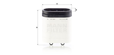 Filtre à air MANN-FILTER CP 27 001