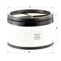 Filtre à air MANN-FILTER CP 32 001