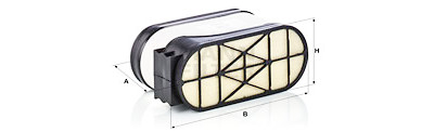 Filtre à air MANN-FILTER CP 33 280