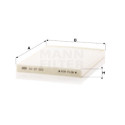 Filtre à air habitacle MANN-FILTER CU 27 003