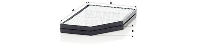 Filtre, air de l'habitacle