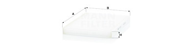 Filtre à air habitacle MANN-FILTER CU 32 008