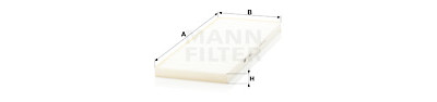 Filtre, air de l'habitacle