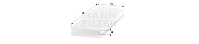 Filtre, air de l'habitacle